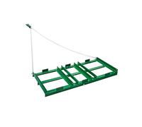 VEVOR Herse Traînée Râteau Niveleur Remorquable 122x50 cm pour VTT UTV Tracteur