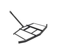 VEVOR Herse Traînée 1670 mm Râteau Niveleur Remorquable d'Allée de Gravier en Acier Q235 avec Barres Réglables, Capacité Charge 22,7 kg, Outil de Nivellement pour VTT, UTV, Tracteur de Pelouse Jardin
