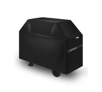 VEVOR Housse de barbecue 1229 mm, bâche de protection barbecue extérieur, imperméable, résistante aux intempéries polyester 600D robuste facile à mettre et enlever, avec sangles auto-agrippantes, noir