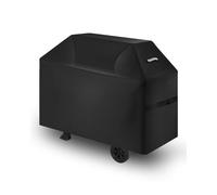 VEVOR Housse de barbecue 1320 mm, bâche de protection barbecue extérieur, imperméable, résistante aux intempéries polyester 600D robuste facile à mettre et enlever, avec sangles auto-agrippantes, noir