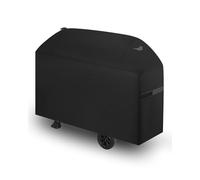 VEVOR Housse de barbecue 1610 mm, bâche de protection barbecue extérieur, imperméable, résistante aux intempéries polyester 600D robuste facile à mettre et enlever, avec sangles auto-agrippantes, noir