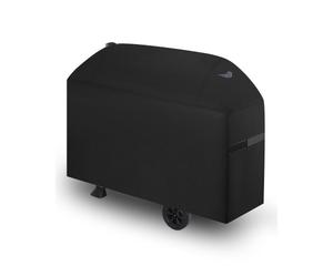 VEVOR Housse de barbecue 1610 mm, bâche de protection barbecue extérieur, imperméable, résistante aux intempéries polyester 600D robuste facile à mettre et enlever, avec sangles auto-agrippantes, noir