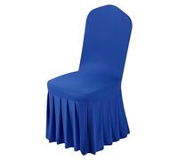VEVOR Housse de Chaise Extensible 30PCs Bleues, Couverture Protecteur de Chaise en Polyester et Élasthanne, pour Mariage, Salle à Manger et Banquet, Convient aux Sièges Jusqu'à 51x45x95 cm