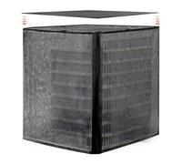VEVOR Housse de Climatiseur Extérieur, 81,2 x 81,2 x 91,4 cm, Couverture de Protection Climatiseur, Tissu Polyester et Maille PVC, Haut Amovible Étanche, Taille Universelle, Cache pour Clim Extérieur