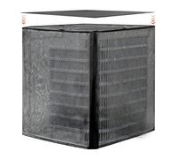 VEVOR Housse de Climatiseur 91,4x91,4x101 cm Maille PVC Haut Amovible Étanche