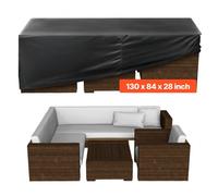 VEVOR Housse de Protection pour Meubles de Jardin Imperméable 420D 330x214 cm