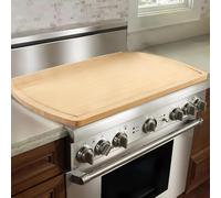 VEVOR Planche à pâtes Couverture de cuisinière, Plaques de recouvrement de cuisinière en bois de bambou pour cuisinière électrique & gaz, Couverture de cuisinière pour plan de travail et plateau