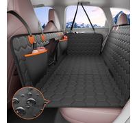VEVOR Housse de Siège Arrière Voiture pour Chien, 136x65 cm, Couverture de Protection de Siège Étanche, Capacité de Charge 158 kg, avec Fenêtre en Maille, Poche de Rangement, pour Voitures SUV Camions