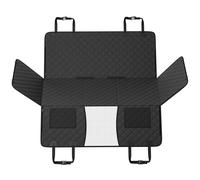 VEVOR Housse de Siège Arrière Voiture pour Chien, 131x63 cm, Couverture de Protection de Siège, avec Fond Rigide, Charge 158 kg, avec Fenêtre en Maille, Poche de Rangement, pour Voitures SUV Camions