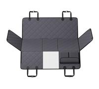 VEVOR Housse de Siège Arrière Voiture pour Chien, 136x61,5 cm, Couverture de Protection de Siège, Fond Rigide, Étanche, Charge 181 kg, avec Fenêtre en Maille, Poche de Rangement, pour Voitures SUV