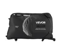 VEVOR Housse Transport Vélo Empattement 130 cm Sac Transport Vélo de Route pour Transport en Avion, Activités Plein Air, avec Cadenas TSA, Plaques de Support, Protection et Stabilisation de Fourche