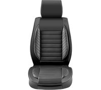 Housses de Siège-VEVOR-2 pcs-Housse de Siège en Simili-Cuir-Design Entièrement Fermé-voitures SUV Camions-Noir