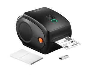 VEVOR Imprimante Étiquettes Thermique Direct 4x6 Code Barre USB Bluetooth 150 mm/s 300 dpi pour Colis Expédition Compatible Amazon/eBay/Etsy/UPS Prise Charge Windows/MacOS/Linux/Android/IOS/Chromebook