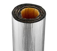 VEVOR Isolant thermique réfléchissant, 1,5 x 1 m, rouleau d'isolation barrière radiante, noyau en mousse XPE, épaisseur 10,3 mm, feuille d'aluminium, pour porte de garage, fenêtre, toit de camping-car