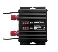 VEVOR Isolateur intelligent de batterie double 250 A, 12 V/24 V, relais universel sensible à la tension VSR, avec écran LCD, pour voiture, camion, ATV, camping-car, contrôleur de démarrage de batterie