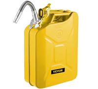 VEVOR Jerry Can 5,3 Gal / 20L Jerry Bidon de Carburant avec Bec Flexible pour Voitures Jaune