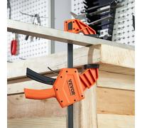 VEVOR Jeu de 2 Serre-Joints à Libération Rapide 610 mm Pince/Écarteur à Une Main