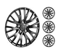 VEVOR Jeu de 4 Enjoliveurs de Jante de Roue 40,6 cm Diamètre, Couvre-jante en ABS et PC, Résistant aux Rayures, avec Trou de Buse à Pression et Valve, Moins de Résistance au Vent, Protection des Roues