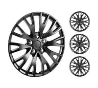 VEVOR Jeu de 4 Enjoliveurs de Jante de Roue 40,6 cm Diamètre, Couvre-jante en ABS et PC, Résistant aux Rayures, avec Trou de Buse à Pression et Valve, Moins de Résistance au Vent, Protection des Roues