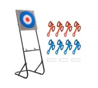VEVOR Jeu de lancer de haches cible plastique 8 haches de lancer cadre en acier