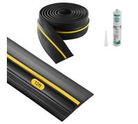 VEVOR Joint de seuil d'étanchéité universel pour bas porte de garage 3,6 m noir
