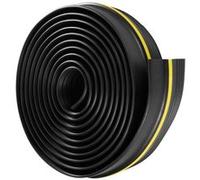 VEVOR Joint de porte de garage – Kit 6 m (2 pièces) U+O, bande PVC résistante, adhésif, noir