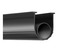 VEVOR Joint de porte de garage 3 m – Bande caoutchouc 10 cm T 8 mm anti-vent/pluie