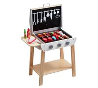 Jouet Barbecue Grill Set-Vevor-21 Pcs-Ensemble De Jouets De Cuisine Pour Enfant-Avec Aliments Et Outils De Grillades