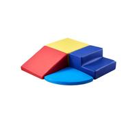 VEVOR Jouets d'escalade, 4 pièces, blocs d'escalade en mousse pour tout-petits de 6 mois à 3 ans, en cuir PU, jeu d'activités d'escalade intérieur pour ramper, grimper et glisser, facile à nettoyer