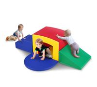 VEVOR Jouets d'escalade pour Tout-Petits d'intérieur, 5PCS, équipement de Jeu Escalade, rampement et Tunnel, en Mousse, Labyrinthe de Tunnel avec escaliers et Rampe, pour Enfants d'âge préscolaire