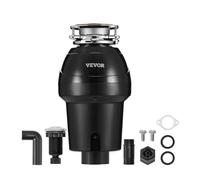 VEVOR JWM-931 Broyeur à Déchets Évier de Cuisine, Noir