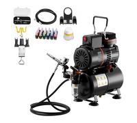 VEVOR Kit Aérographe avec Compresseur d’Air 1/6 HP Buse Tuyau et Réservoir