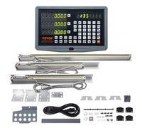 VEVOR Kit Affichage numérique, 400, 450, 950 mm, échelle linéaire 3 axes DRO tige support porte-couteau plaque boîtier montre cordon d'alimentation support de montre pièce papillon vis couvercle règle