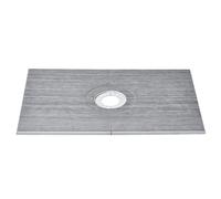 VEVOR Kit Bac Bordure Douche Imperméabilisant 1524x965 mm Drain Central Épais