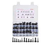 VEVOR Kit Boulons et Écrous 280 PCS Métriques Classe 10.9 Acier Allié M6 M8 M10