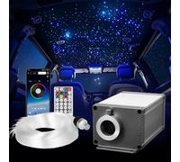 VEVOR Kit Ciel de Toit Étoilé Voiture Lumières Plafond Fibre Optique 550 PCS