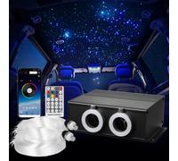 VEVOR Kit Ciel de Toit Étoilé Voiture Lumières Plafond Fibre Optique 900 PCS