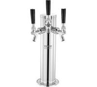 VEVOR Kit colonne à bière 3 robinets – acier inox, tubes pré-assemblés, tiges à fermeture automatique