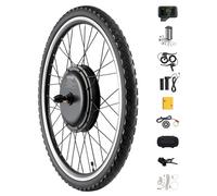 VEVOR Kit Conversion de Vélo Électrique, 1000 W, Moteur de Moyeu de Roue Avant 48 V 420 tr/min 650 mm avec Contrôleur de Vitesse, Poignée d'Accélérateur, Écran LCD, Système PAS, pour Vélo de Route