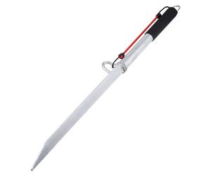 VEVOR Kit d’Ancrage de Sable 98,5 cm, Ancre à Enfoncer pour Bateau en Acier au Carbone Galvanisé, Pointe de Rivage, Ancre de Plage Auto-martelante pour Petit Bateau, Jetski, Ponton, Kayak, avec Sac