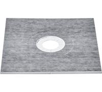 VEVOR Kit de bord de douche, 914 x 914 x 22 mm, grand kit de receveur de douche avec écoulement central de 16 cm, kit d'installation de douche léger en EPS avec 2 chiffons étanches, barres d'inclinais