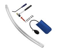 VEVOR Kit de Débosselage de Carrosserie, Outil de Réparation de Dommages aux Ailes, avec Barre Courbée, Pied-de-Biche, Marteau en Caoutchouc, Airbag, Stylos Détachables et de Réparation, Garage