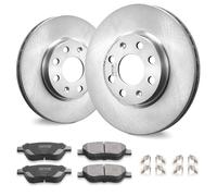 VEVOR Kit de Frein Avant, Compatible avec Vauxhall Adam (M13), Corsa D (S07), Corsa D Box/Hatchback (S07), Disques de Frein 257 mm et Plaquettes de Frein en Céramique, Kit de Remplacement Automobile