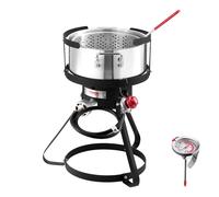 VEVOR Kit de Friteuse au Propane en Alu pour Poisson et Ailes 9,35 L Extérieur