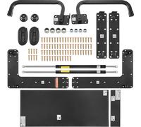 VEVOR Kit de lit Murphy, taille complète, lit armoire vertical Deluxe DIY, kit de matériel mécanique, levier pneumatique, support de cadre de lit robuste, armoire pliable, gain de place