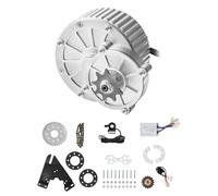 VEVOR Kit de moteur électrique à balais, 450 W, moteur électrique CC, 36 V 3000 tr/min, avec contrôleur de vitesse amélioré et kit d'accélérateur au pouce, pour karts, vélo électrique, moto, scooter