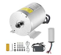 VEVOR Kit de moteur électrique sans balais, 1800 W, moteur électrique CC avec contrôleur de vitesse amélioré, 48 V 4500 tr/min, moteur électrique sans brosse, pour kart, vélo électrique, moto, scooter