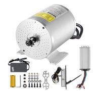 VEVOR Kit de moteur électrique sans balais, 1800 W, moteur électrique CC pour karts, 48 V 4500 tr/min, avec contrôleur de vitesse amélioré et pédale d'accélérateur, pour vélo électrique, moto, scooter