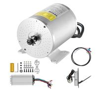 VEVOR Kit de moteur électrique sans balais, 1800 W, moteur électrique CC pour karts, 48 V 4500 tr/min, avec contrôleur de vitesse et kit d'accélérateur à pédale, pour vélo électrique, moto, scooter