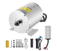 VEVOR Kit de moteur électrique sans balais, 1800 W, moteur électrique CC pour karts, 48 V 4500 tr/min, avec contrôleur de vitesse et kit de poignée d'accélérateur, pour vélo électrique, moto, scooter